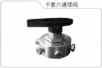 不鏽鋼六通球閥